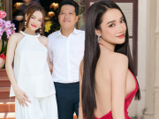 Thời trang - Nhã Phương bầu vượt mặt vẫn đẹp nao lòng, diện kiểu áo "không phòng hộ" gợi cảm đỏ mắt