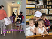 Giải trí - Á hậu Việt khoe ngày đầu đi học của cặp thiên thần "xin giống" Tây, hé lộ học phí 10 chữ số của 5 con