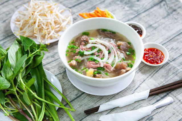 Phở bò truyền thống.