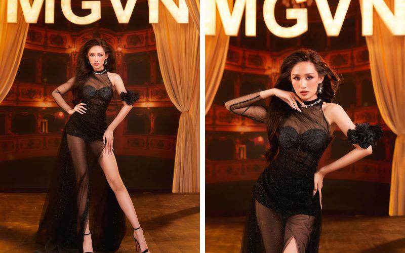 Hóa ra, cô nàng sinh năm 1997 không chỉ là dancer của vũ đoàn Bước Nhảy mà còn là thí sinh được đánh giá cao tại Miss Grand Vietnam 2023. 
