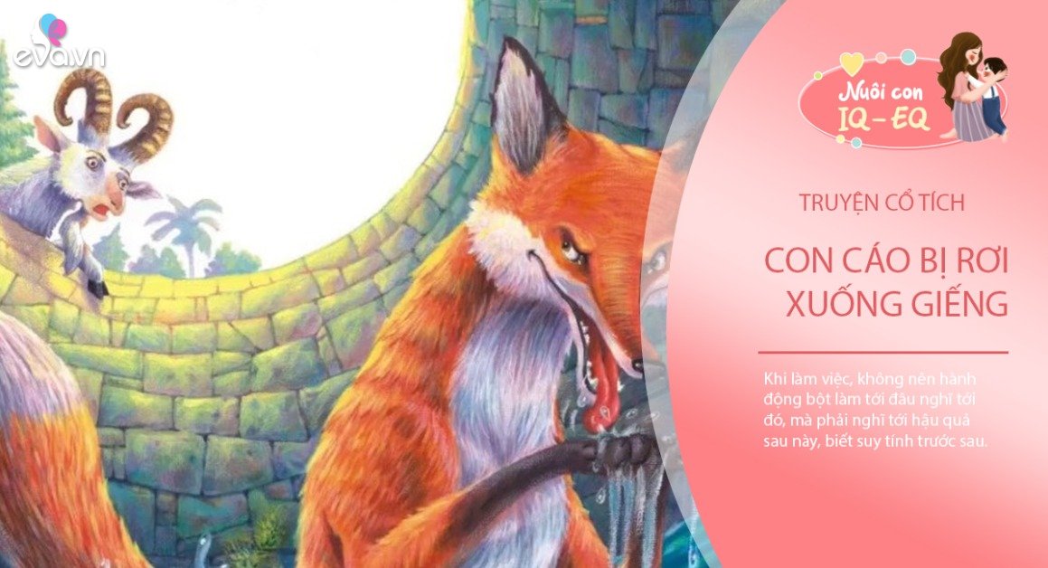 Gallery - Truyện cổ tích: Con cáo bị rơi xuống giếng