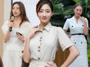 Thời trang - Giảng viên trợ giảng trẻ nhất làng hương sắc cao 1m8, đi dạy áo quần nền nã vẫn làm sinh viên điêu đứng