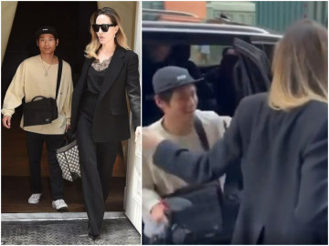 Ngôi sao 24/7: Pax Thiên bị cửa xe suýt đập vào mặt, Angelina nhanh tay cứu nguy cho con