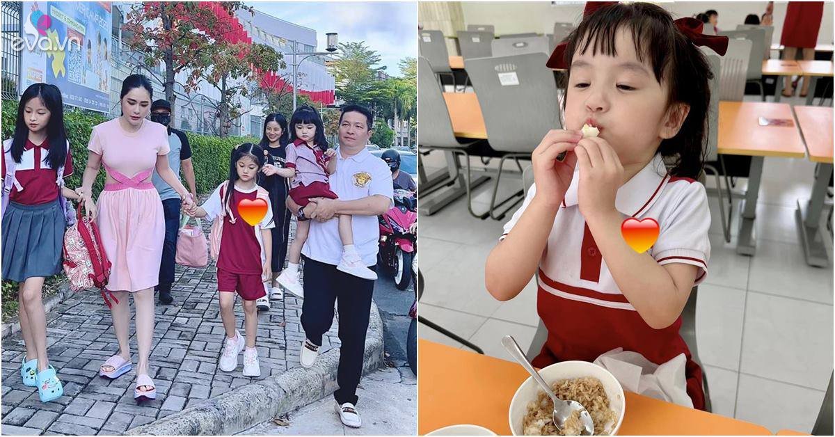 View - Đoàn Di Băng cho con học mẫu giáo 350 triệu/năm, nhìn cơm trưa đạm bạc nói đúng 1 câu ai cũng đồng tình