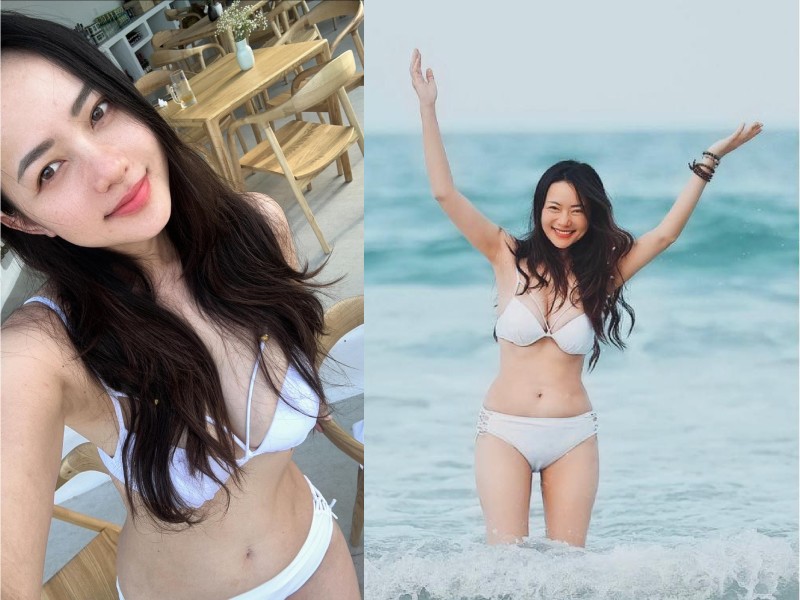 Có thể thấy, từ đầu năm 2023 đến nay, Phan Như Thảo tích cực thay đổi hình ảnh, diện phong cách thời trang trẻ trung, năng động giúp 'hack tuổi'. Dịp hè vừa qua, cô tự tin mặc bikini 2 mảnh sau nhiều năm 'giấu dáng' vì thân hình quá khổ.
