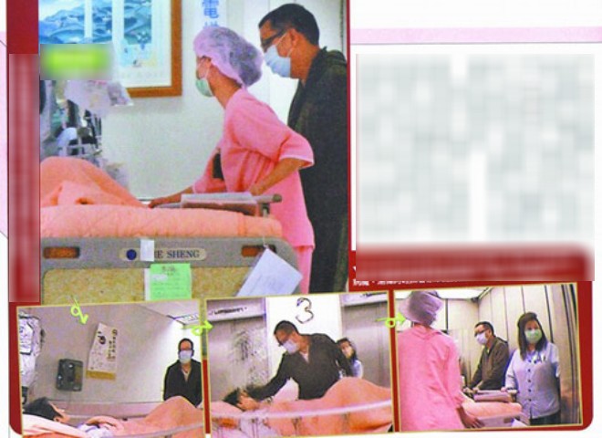 Thang Vĩ Thì luôn ở bên vợ chăm sóc cô.