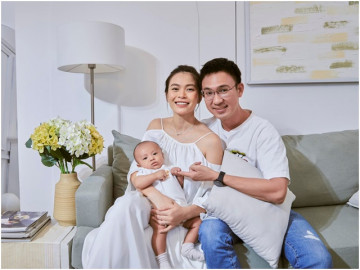 Á hậu Mâu Thủy: Thai kỳ suôn sẻ, sinh thường dễ dàng nhưng chăm con cực nhọc, nhiều lần khóc vì không biết dỗ con
