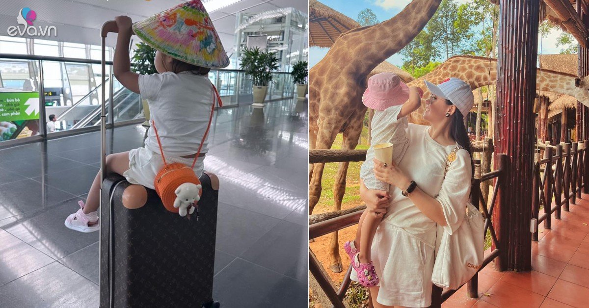 View - Nàng dâu nghìn tỷ Phanh Lee dùng túi trăm triệu đựng bỉm sữa, cho con ngồi chễm chệ trên đồ hiệu