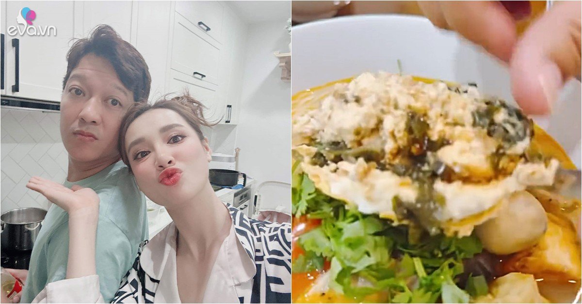 View - Nhã Phương khoe món ăn chồng nấu cho mình, đủ biết Trường Giang khéo tay chăm sóc vợ bầu cỡ nào