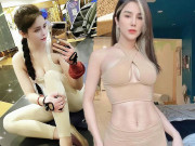 Thời trang - Sau Diệp Lâm Anh, lại 1 người đẹp khác gây chú ý vì diện đồ tập "tàng hình" đến phòng gym