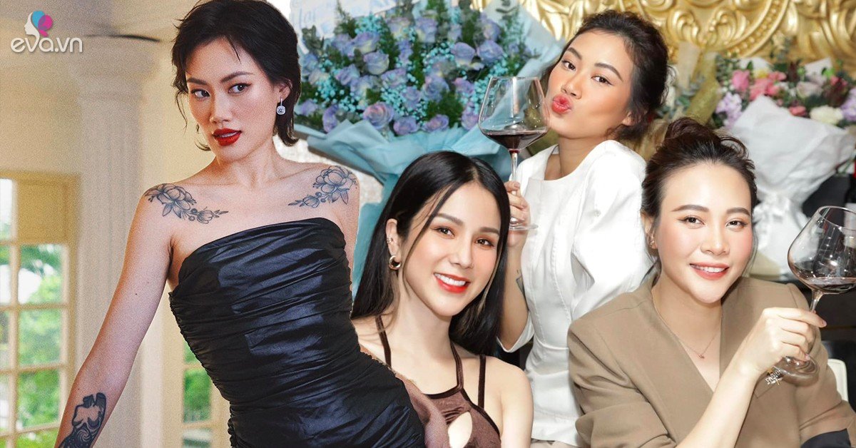 View - Danh tính mẹ 2 con xăm trổ hot nhất những giờ gần đây, là bạn thân Đàm Thu Trang, phong cách mặc chất lừ