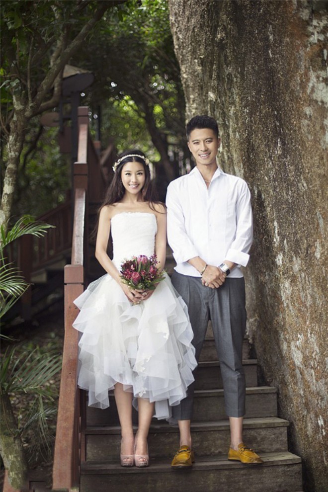 Ảnh cưới của Lý Tiểu Manh và Vương Lôi nhận được vô số lời khen từ khán giả.