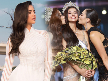 Tân Hoa hậu Hoàn vũ Thái Lan 2023 mang nét đẹp lai nóng bỏng, biết nói tiếng Việt Nam, từ bỏ vương miện danh giá