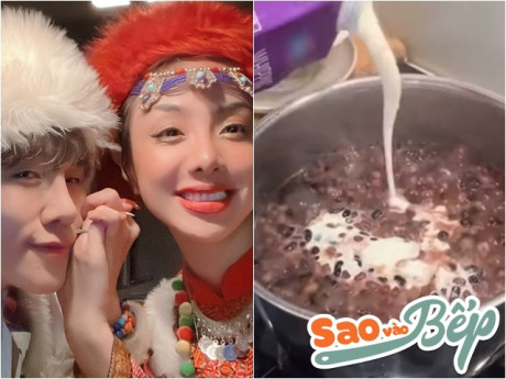 Xem người yêu đồng giới của Miko Lan Trinh nấu chè đậu đỏ, dân mạng xôn xao "hẹn kiếp sau đậu mới nhừ"