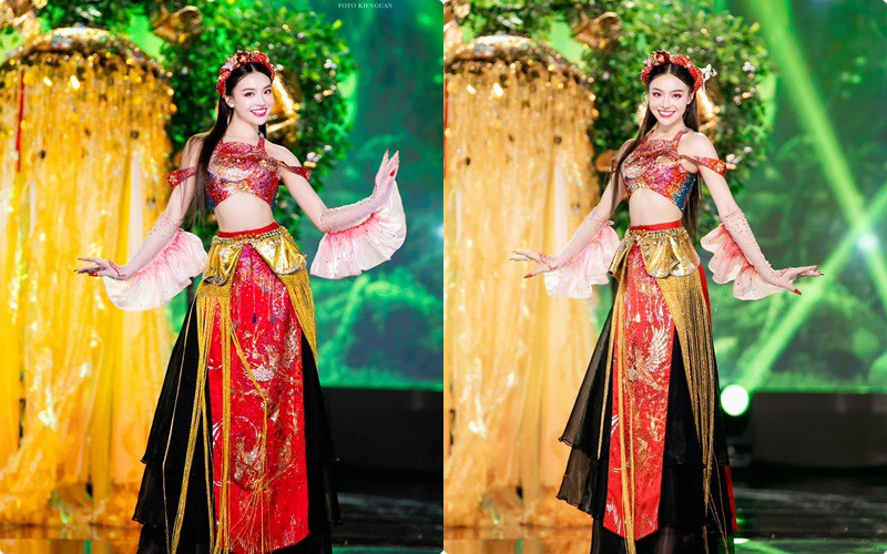 Những ngày gần đây, khắp các diễn đàn mạng đang truy lùng thông tin của thí sinh trình diễn trang phục có tên "Thị Ơi Mở Ra" trong khuôn khổ cuộc thi Trang phục dân tộc của Miss Grand Vietnam 2023.
