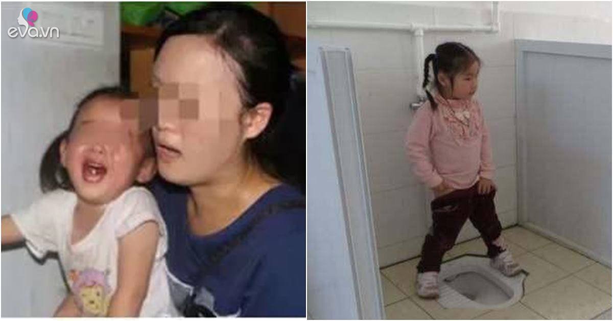View - Con gái 3 tuổi đi nhà trẻ về muốn tiểu tiện nhưng không dám, mẹ oà khóc khi thay đồ cho bé