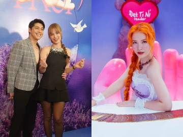 Đông Nhi tình tứ bên Noo Phước Thịnh tại sự kiện kỷ niệm 15 năm ca hát