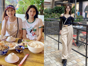 Ái nữ 14 tuổi của gái nhảy Minh Thư đẹp thuần khiết, được ví như tiên nữ trong chuyến về Việt Nam