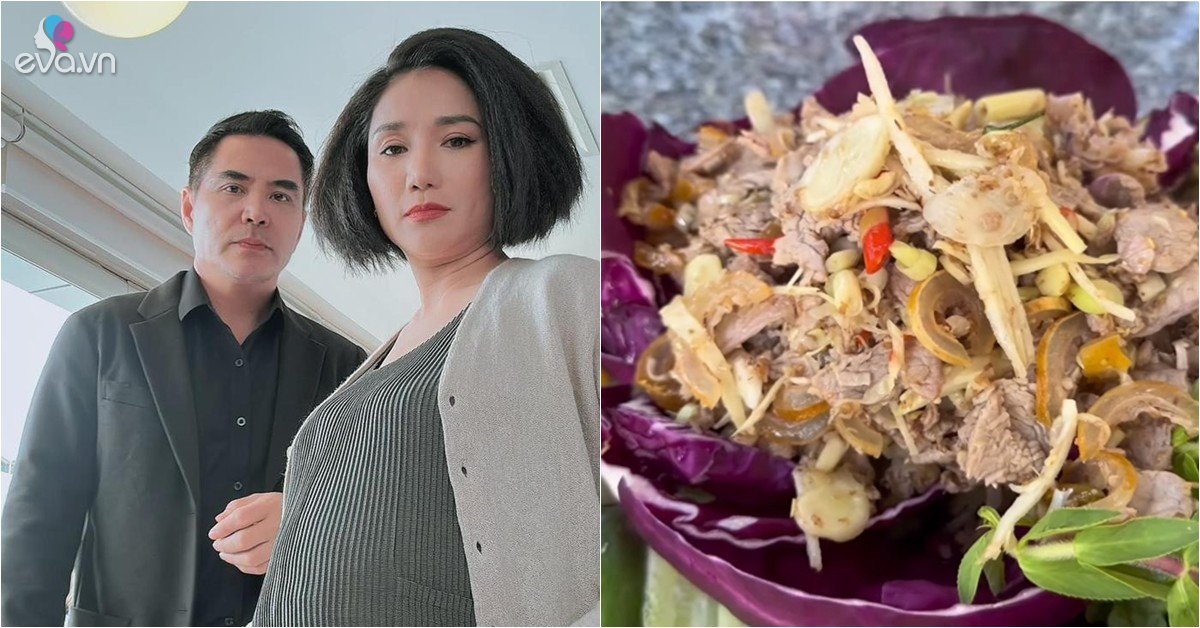 View - Chồng mới của Cát Tường làm món cực ngon từ thịt bê nhưng mẹ ruột sợ cay nên trốn