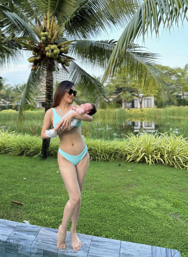 Phương Trinh Jolie, Lý Bình da rám nắng nhưng con chung sinh ra trắng nõn bật tông - 10