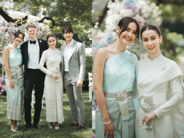 Đi đám cưới bạn thân, cặp đôi Nadech - Yaya đánh cắp sự chú ý, nổi hơn cả cô dâu chú rể