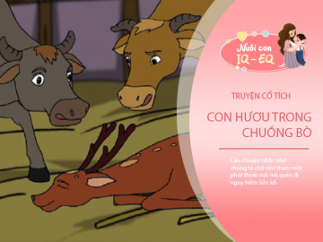 Truyện cổ tích: Con hươu trong chuồng bò
