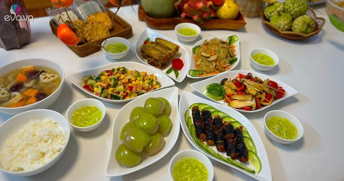 View - Gợi ý cách chuẩn bị một mâm cỗ chay cúng Rằm tháng 7 đơn giản nhưng tươm tất