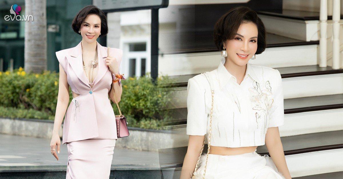 View - Nghệ An có Nữ hoàng ảnh lịch trẻ mãi không già, tuổi 49 mặc croptop, đầm xẻ ngực tưng bừng