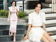 Thời trang - Nghệ An có "Nữ hoàng ảnh lịch" trẻ mãi không già, tuổi 49 vẫn "cân" croptop, đầm xẻ ngực