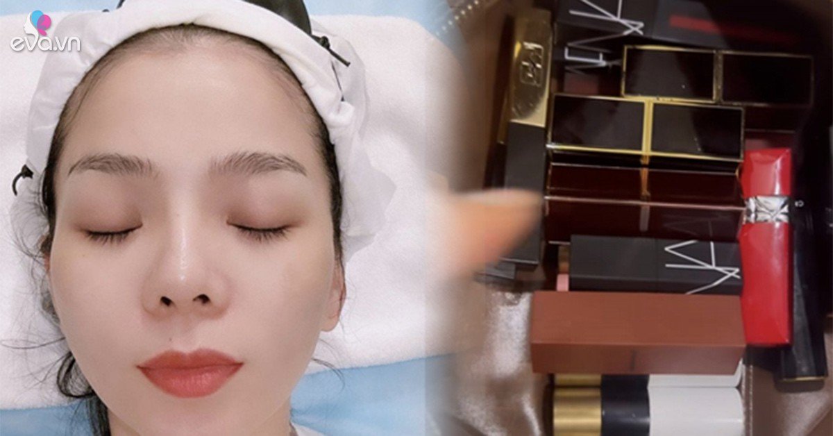 View - Nữ hoàng son môi gọi tên Lệ Quyên, đi làm mang gần 40 cây son để đổi màu