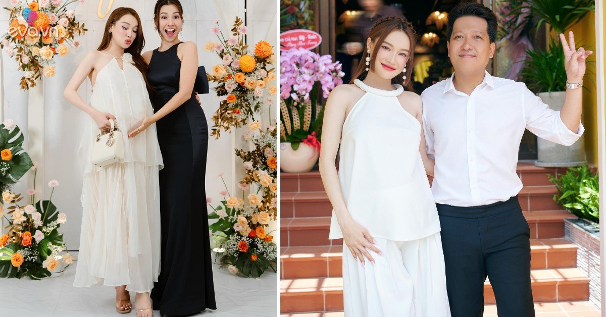 Gallery - Nhã Phương lẻ bóng đi ăn cưới, ăn mặc che bụng bầu 7 tháng, gây lo lắng vì một điểm