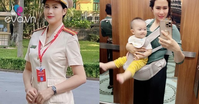 View - Nữ Thiếu tá Công an trong cảnh đánh ghen trên phố hot nhất VTV, vừa sinh con 12 tháng ở nhà làm mẹ giản dị