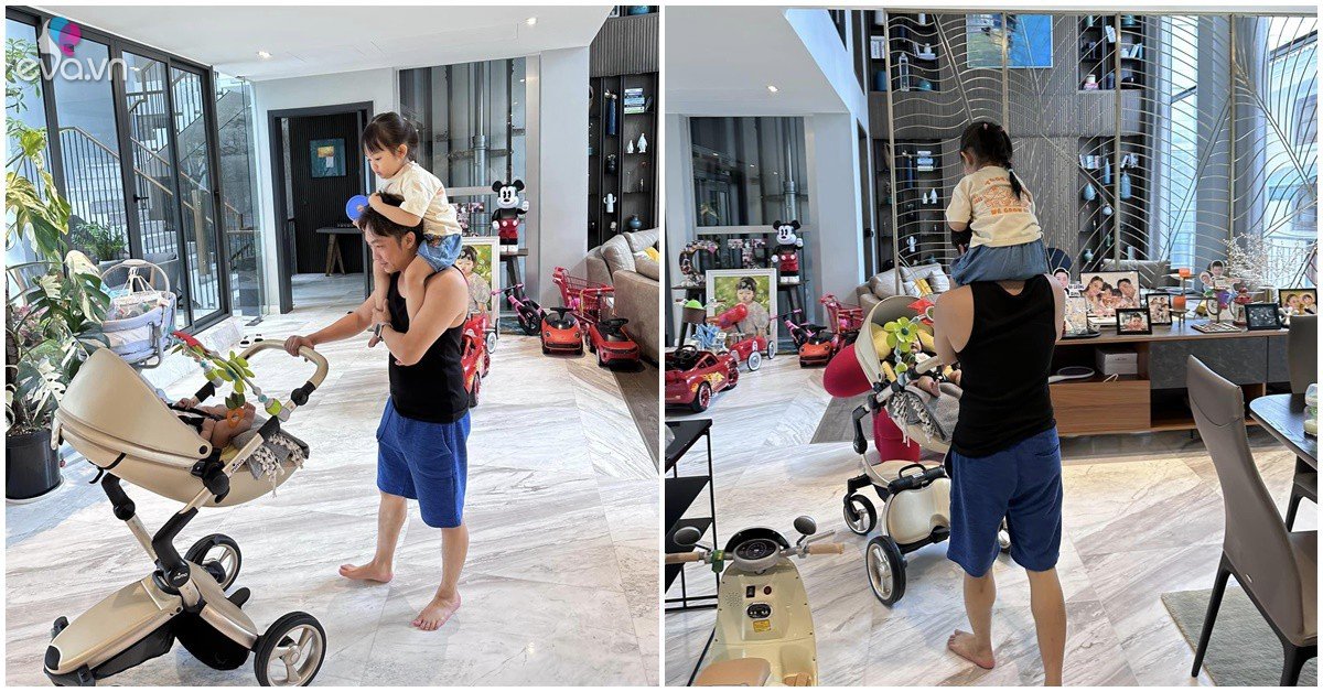 View - Sao Việt 24h: Tổng tài Cường Đô La tất bật 1 nách 2 con để xin xỏ vợ một điều, mẹ ruột Đàm Thu Trang liền bình luận