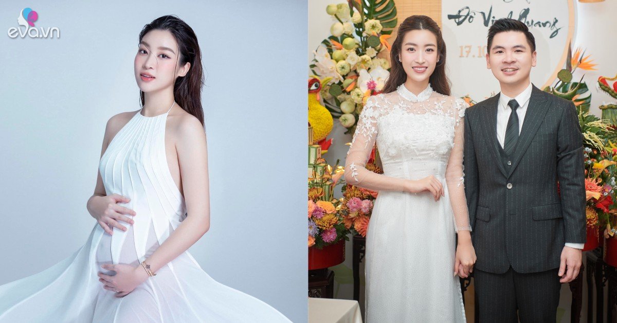 View - Hoa hậu Đỗ Mỹ Linh khoe bụng bầu vượt mặt