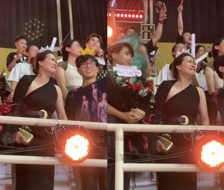 View - Mẹ ruột Tân Hoa hậu Hoàng Phương từng muốn bán nhà để con đi thi, chị gái khóc nức nở trong đêm Chung kết