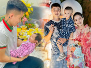 Bà bầu - 3 cầu thủ đón mèo vàng Quý Mão, tiểu thư nhà Duy Mạnh gây tò mò