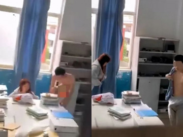 Cặp sinh viên ngang nhiên vào văn phòng của giảng viên để yêu, bẽ bàng khi bạn bè xông vào