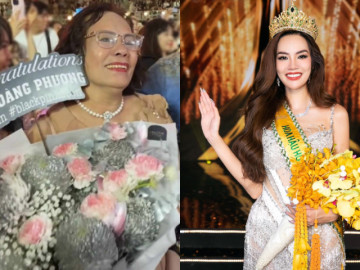 Mẹ ruột Tân Hoa hậu Hoàng Phương từng muốn bán nhà để con đi thi, phút đăng quang bật khóc nói: 4 năm rồi