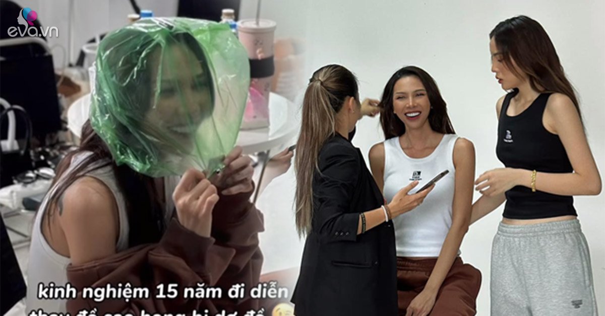 View - Hậu trường chụp ảnh của cô giáo dạy Hoa hậu tạo dáng, cách thay đồ độc nhất vô nhị