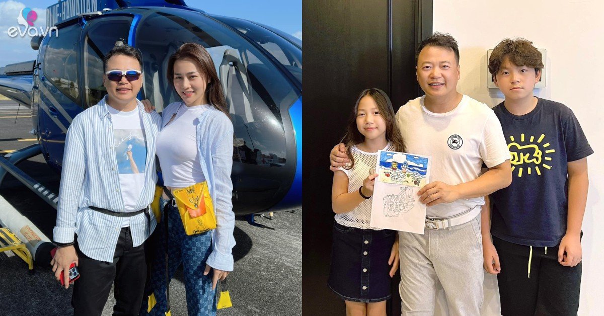 View - Shark Bình khoe ảnh lão hóa ngược bên vợ đẹp và 2 con, bàn tay hư trên ngực Phương Oanh thành tâm điểm