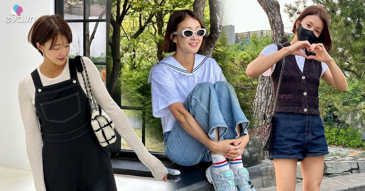 View - 3 combo thời trang thu - đông phụ nữ Hàn rất yêu: Len dệt kim, áo gi-lê và quần bò treo lên ngôi