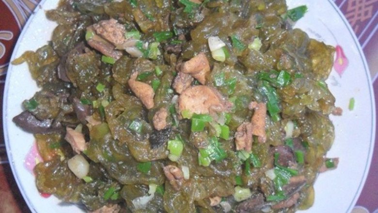 Dún đá xào thơm ngon.