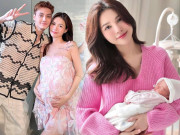 Bà bầu - Chị đẹp lấy chồng kém 9 tuổi khoe dung nhan cực phẩm sau sinh, không nói chẳng ai biết là gái đẻ