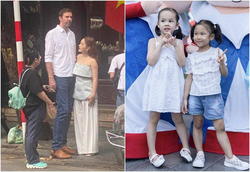 Bởi thực tế hiện tại ở lứa tuổi mẫu giáo, con gái diễn viên Lan Phương đã thừa hưởng gen chiều cao tuyệt vời từ người bố Tây 2m04. 
