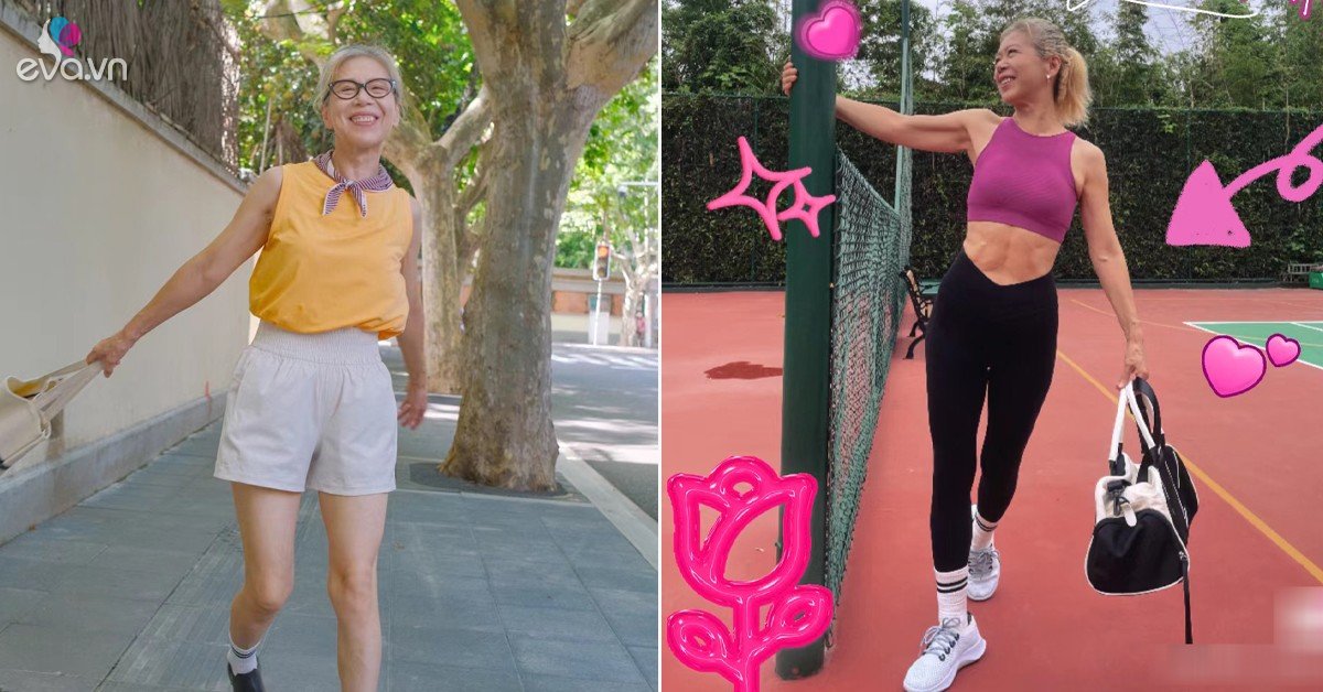 View - Bà lão U70 da nhăn, tóc bạc vẫn có dáng thiếu nữ, cơ bụng săn chắc khiến chị em trẻ tuổi chào thua