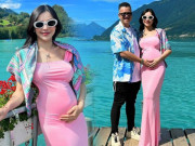 Bà bầu - Lưu Đê Ly bất ngờ thông báo mang thai lần 2, bụng lùm lùm nhưng mặt xinh dáng chuẩn phát mê