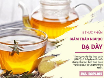 5 thực phẩm giúp giảm trào ngược dạ dày thực quản