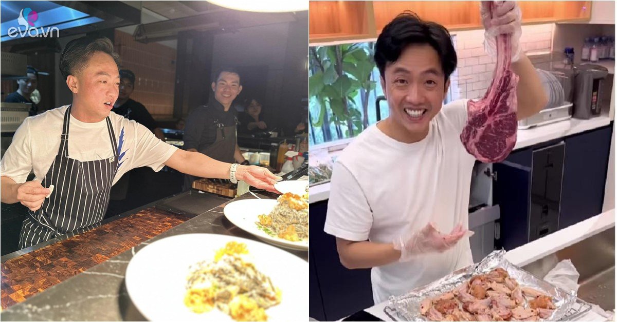 Gallery - Đại gia Cường Đô La vào bếp thành thục ở nhà hàng trong ngày lễ, vợ phản ứng hóm hỉnh
