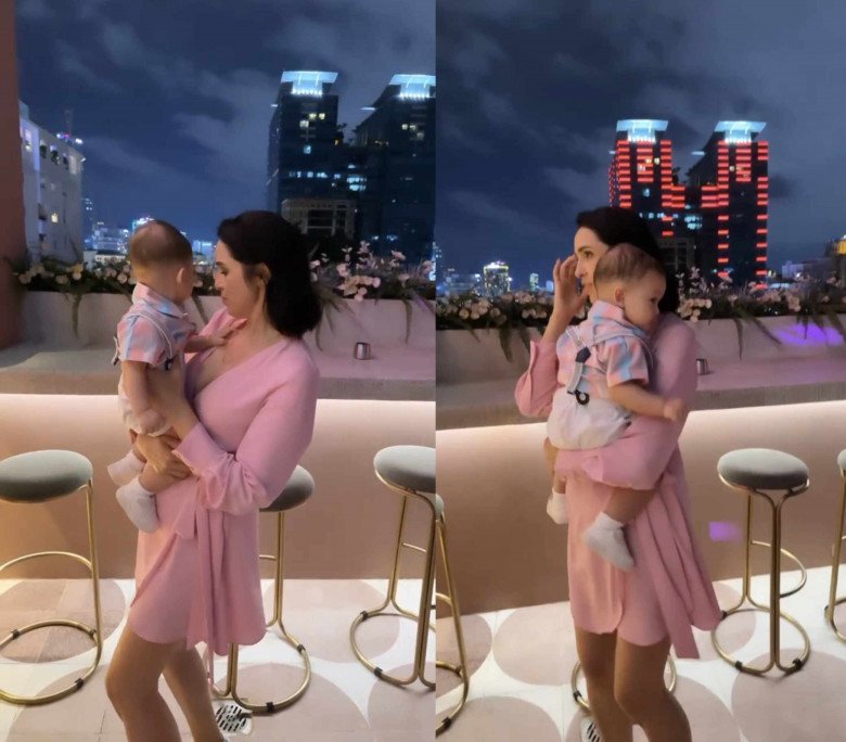 View - Mẹ vợ Ukraine của Bùi Tiến Dũng diện váy ngắn, dáng vẻ gợi cảm khó tin dù đã qua 3 lần sinh nở