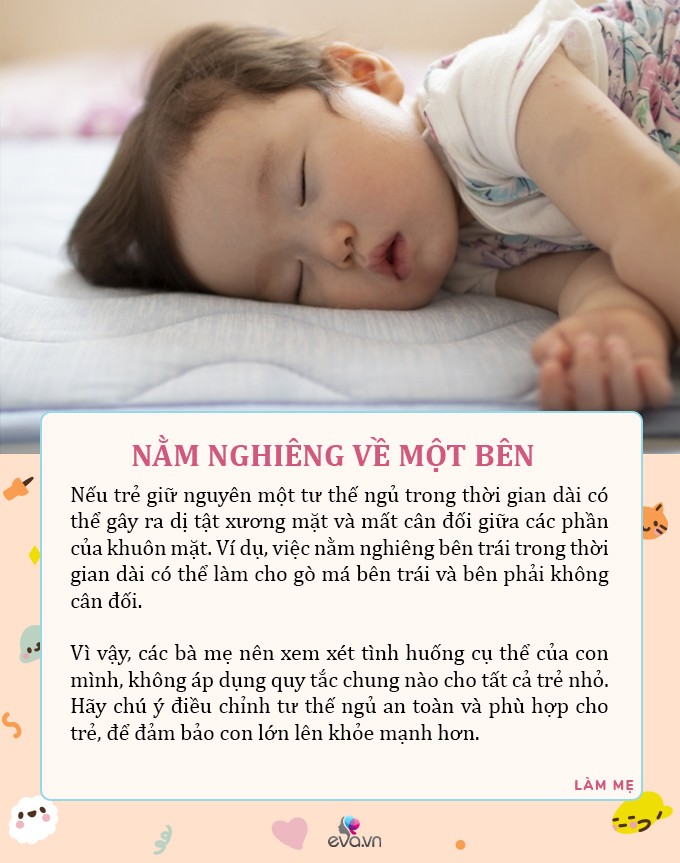 View - Mẹ thấy con ngủ tư thế này hãy đổi ngay, lâu ngày có thể gây lệch mặt, răng hô